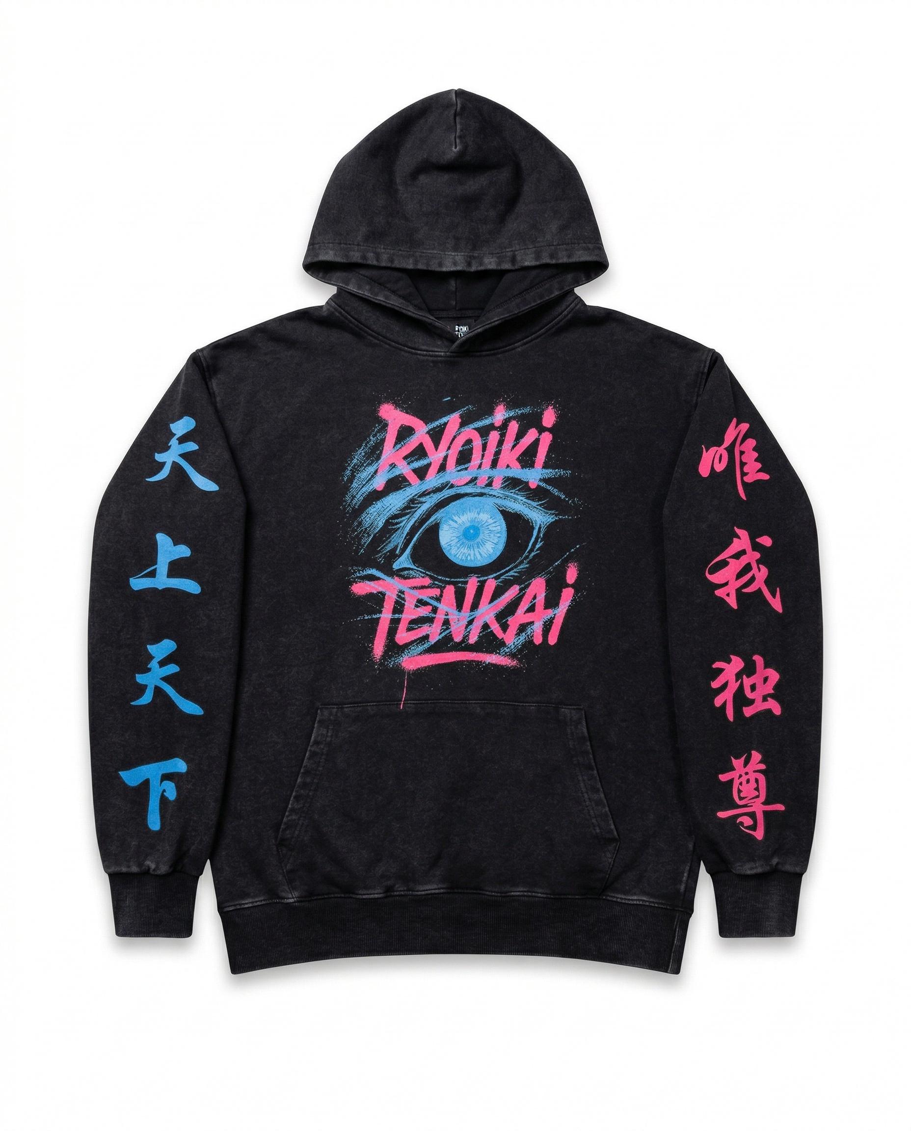 gojo_front Satoru Gojo Skinned Hoodie - Image 1