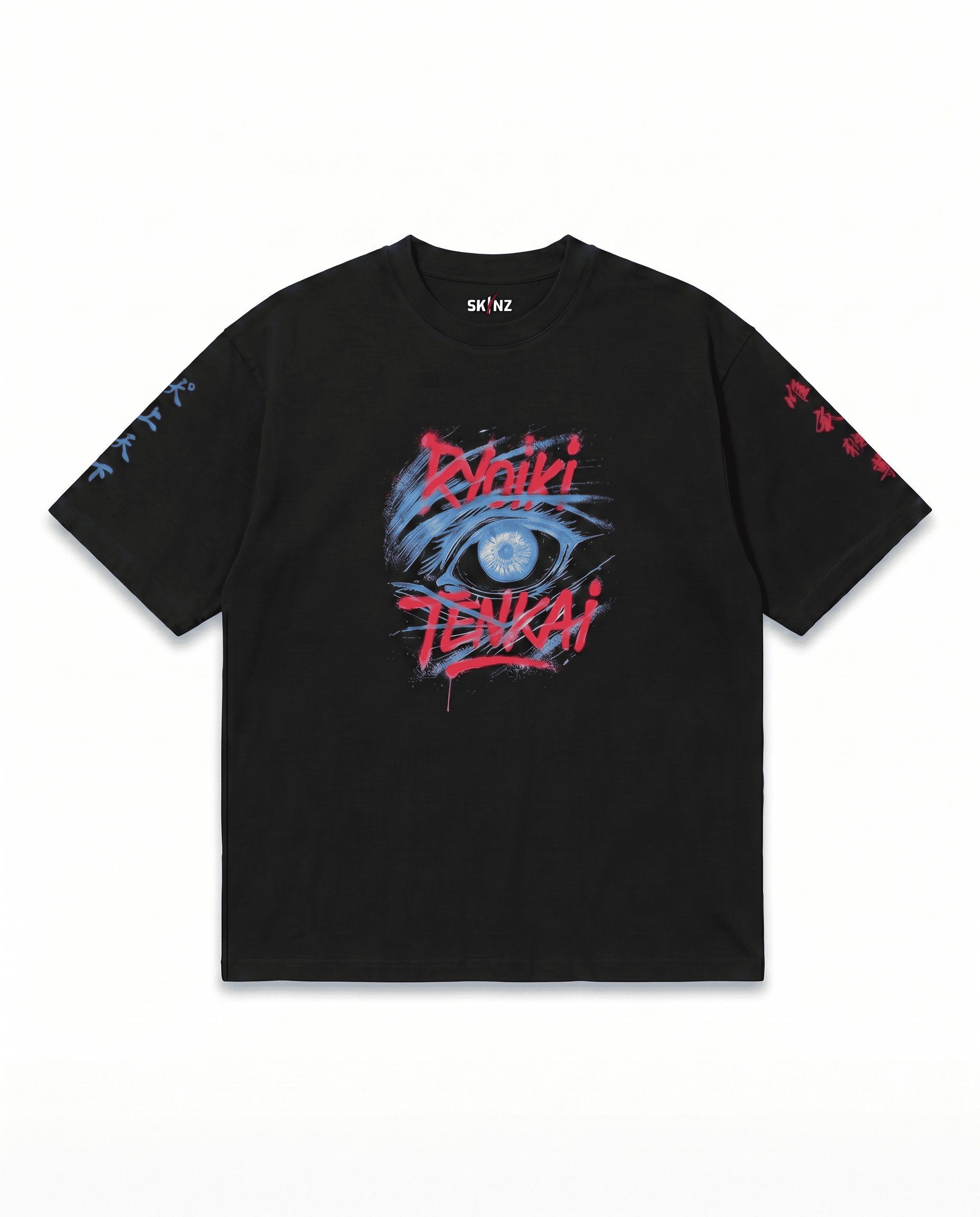 Ultra_realistic_ecommerce_appa_Nano_Banana_2_81712 Satoru Gojo Skinned T-Shirt - Image 1