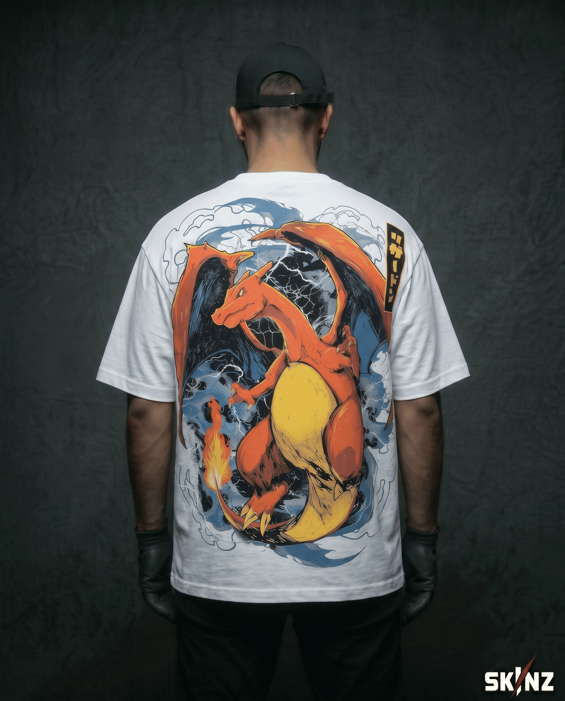 Charizard White Skinned T-Shirt - Image 4