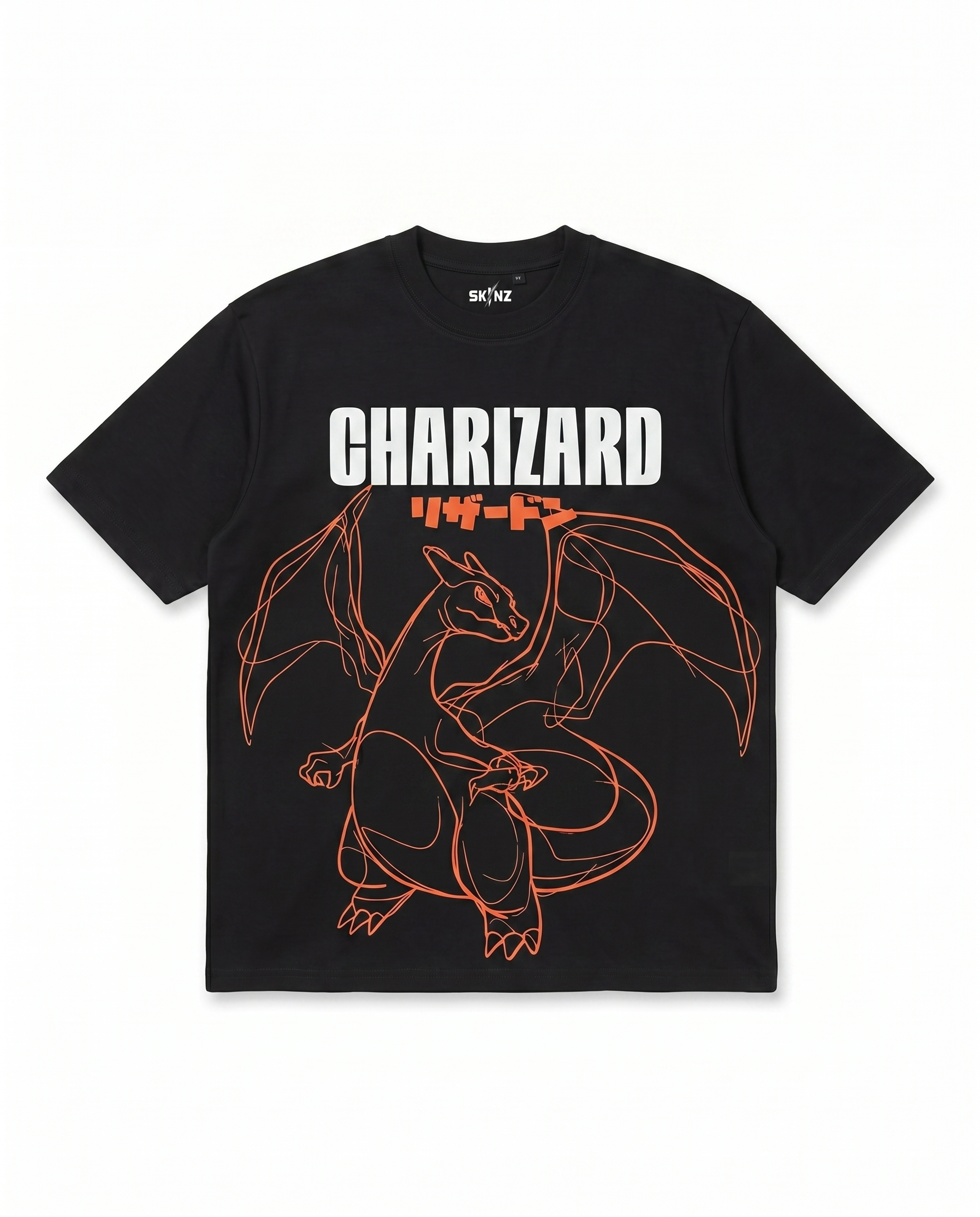 Ultra_realistic_website_produc_Nano_Banana_2_41776 Charizard Skinned T-Shirt - Image 1