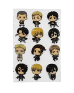 Attack on Titan A4 Sticker Sheet